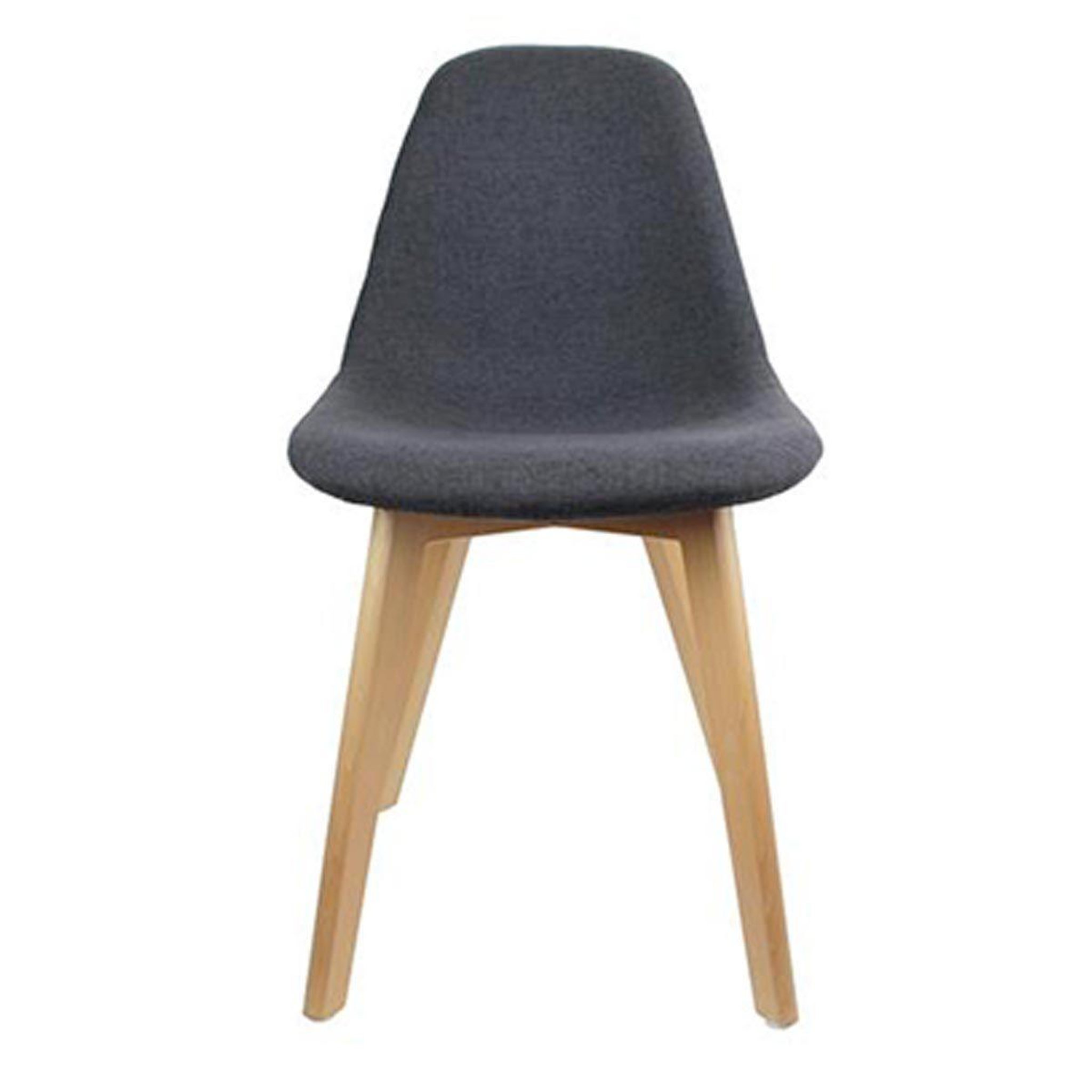 Voir la diapositive 3 : The Home Deco Factory Lot de 2 chaises scandinaves  pilta  87cm noir