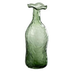 Paris Prix Vase Design en Verre  Eclosion  27cm Vert