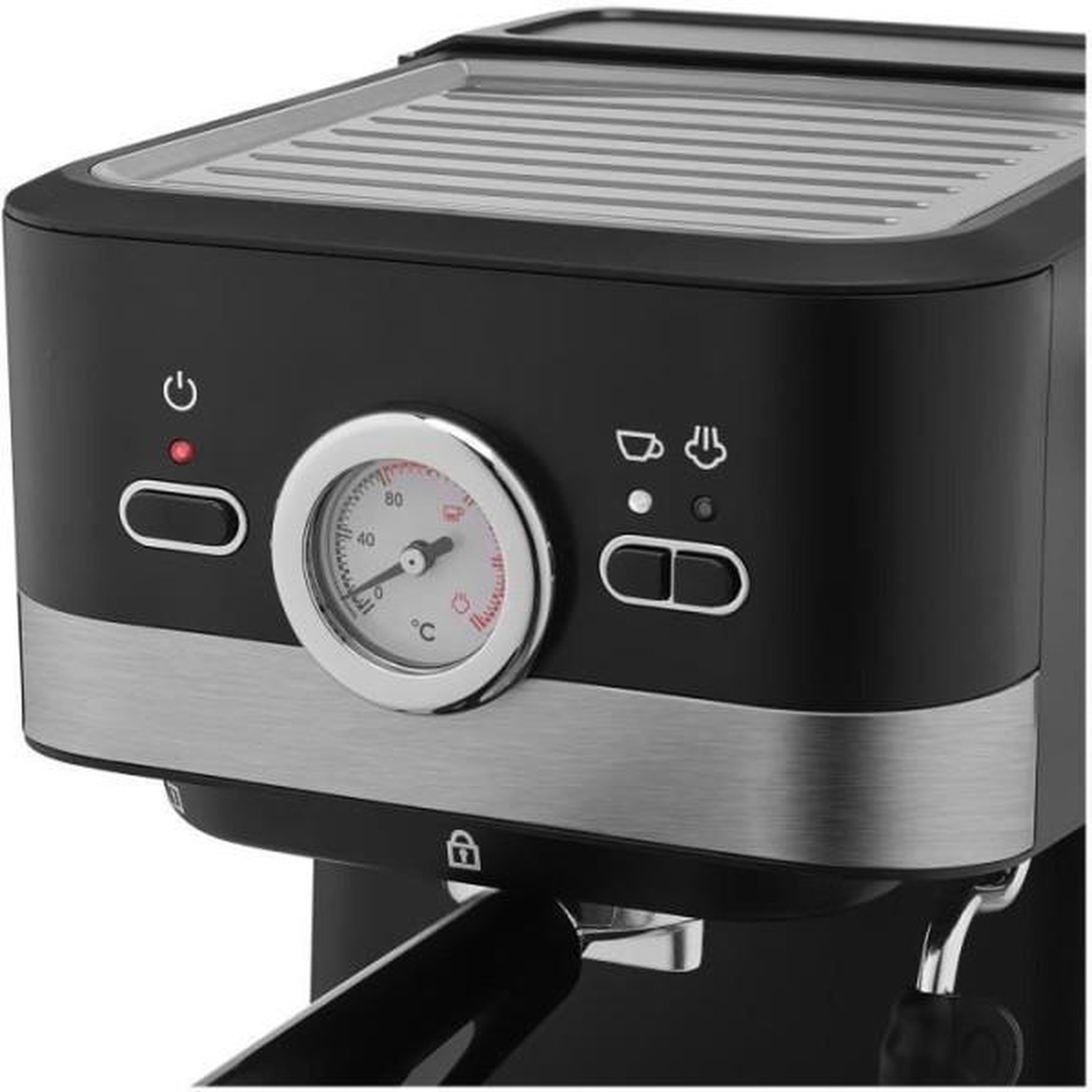 Voir la diapositive 5 : MARKET24 Machine a Cafe  a expresso - SENCOR - SES 1721BK - 1050 W - 20 bars - Noir