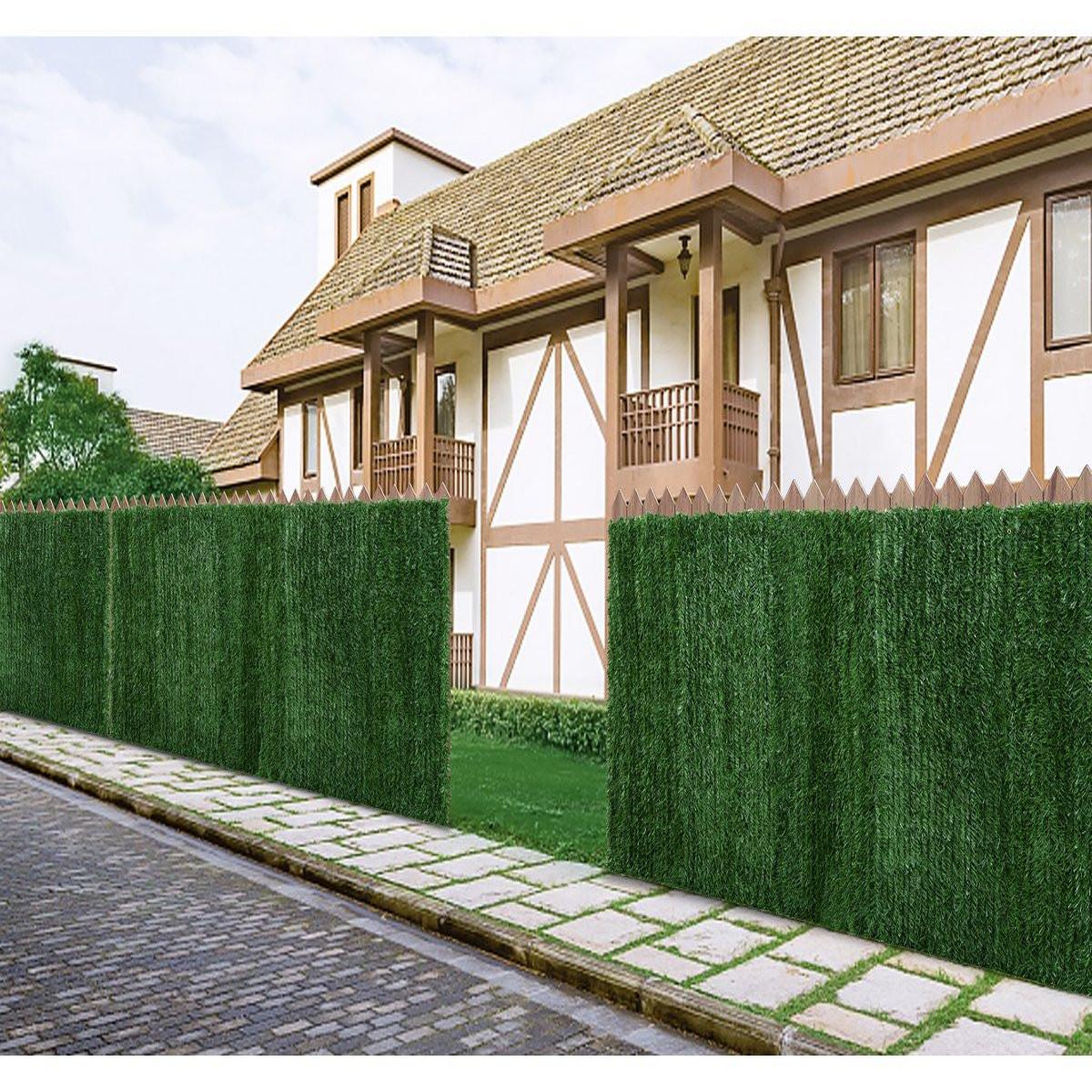 Voir la diapositive 2 : Habitat et Jardin Lot de 6 Haies artificielles - 150 x 300 cm