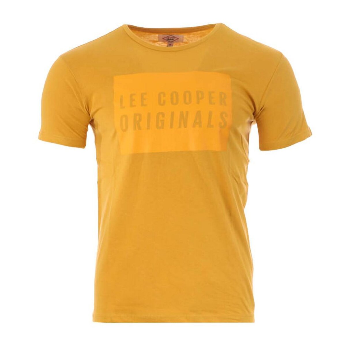 T shirt jaune store homme pas cher