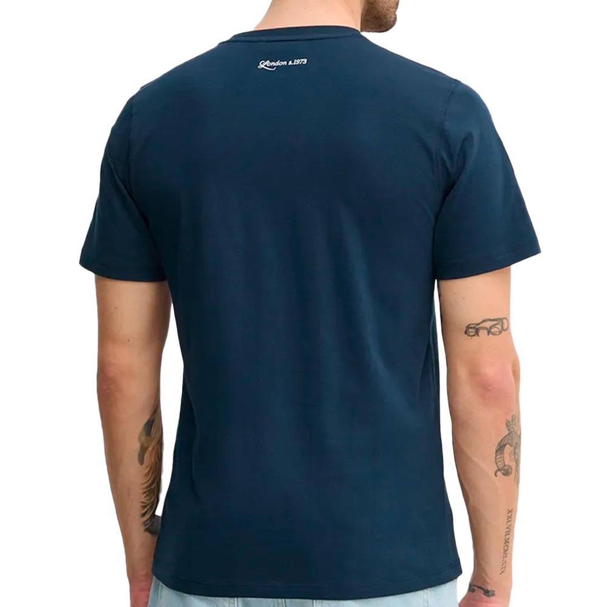 Voir la diapositive 2 : Pepe Jeans T-shirt Marine Homme Pepe Jeans Daxton