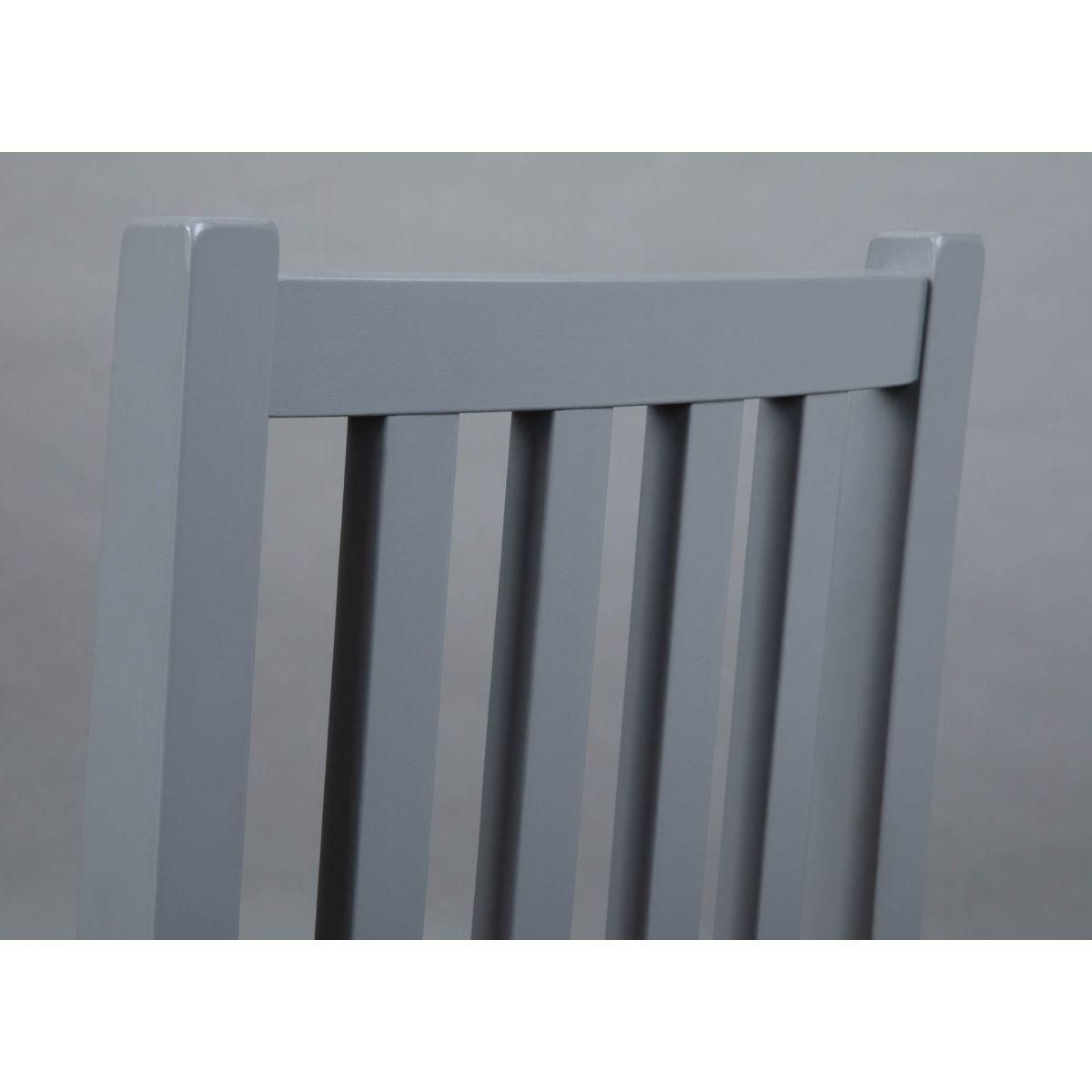 Lot de 2 chaises bois massif assise rembourée LUNA