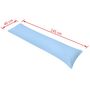 Voir la diapositive 4 : VIDAXL Oreiller de corps 40 x 145 cm Bleu