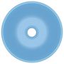 Voir la diapositive 3 : VIDAXL Lavabo rond de luxe Bleu clair mat 40x15 cm Ceramique
