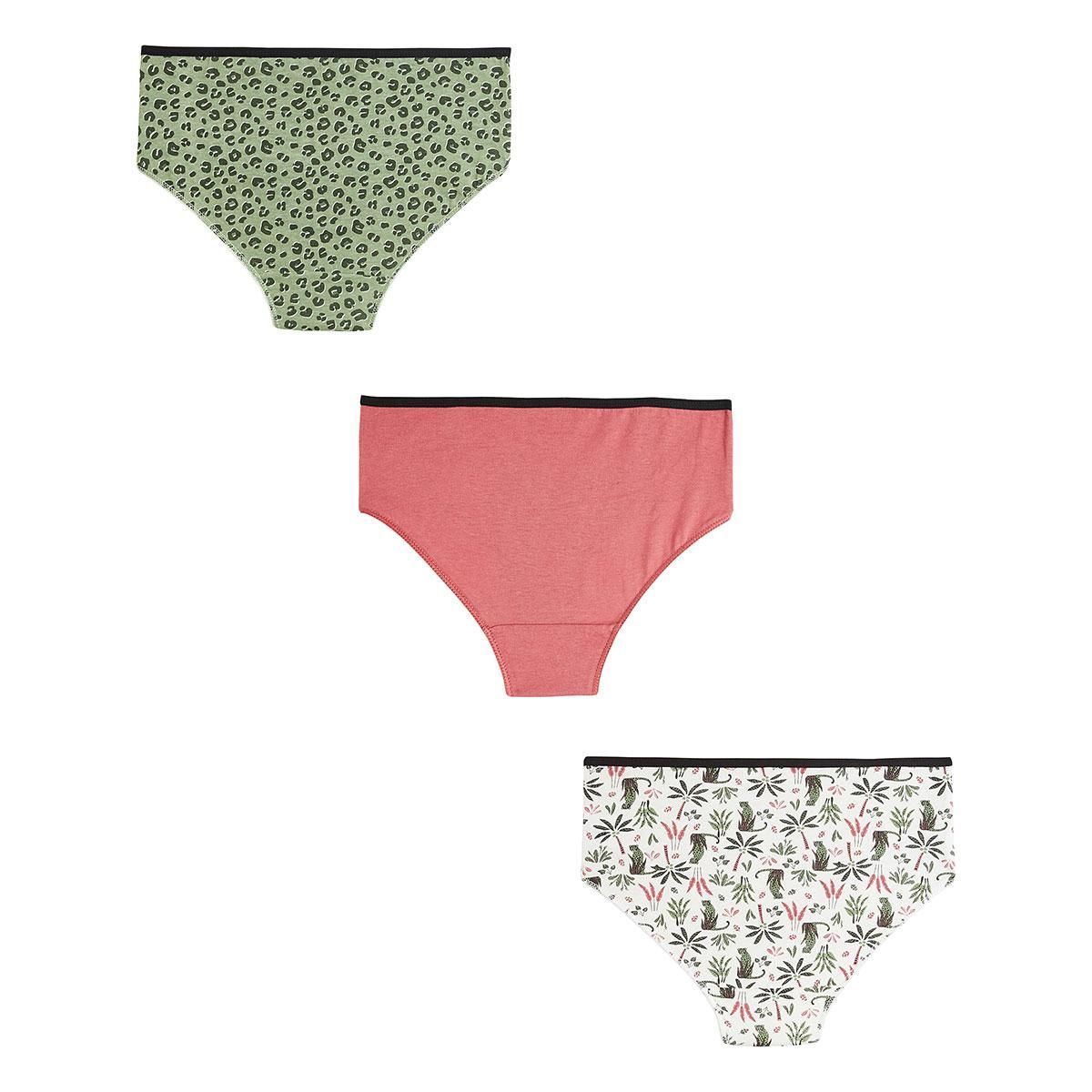 Petit Béguin Lot de 3 culottes fille Rio