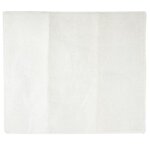 Paris Prix Tapis d'Évier en Bambou  Dessous  40x48cm Blanc