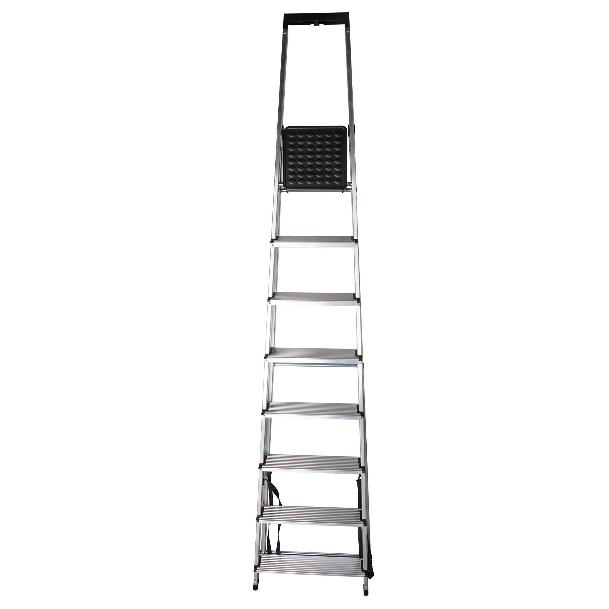 Voir la diapositive 2 : WERKAPRO Escabeau Aluminium 8 Marches WERKA PRO