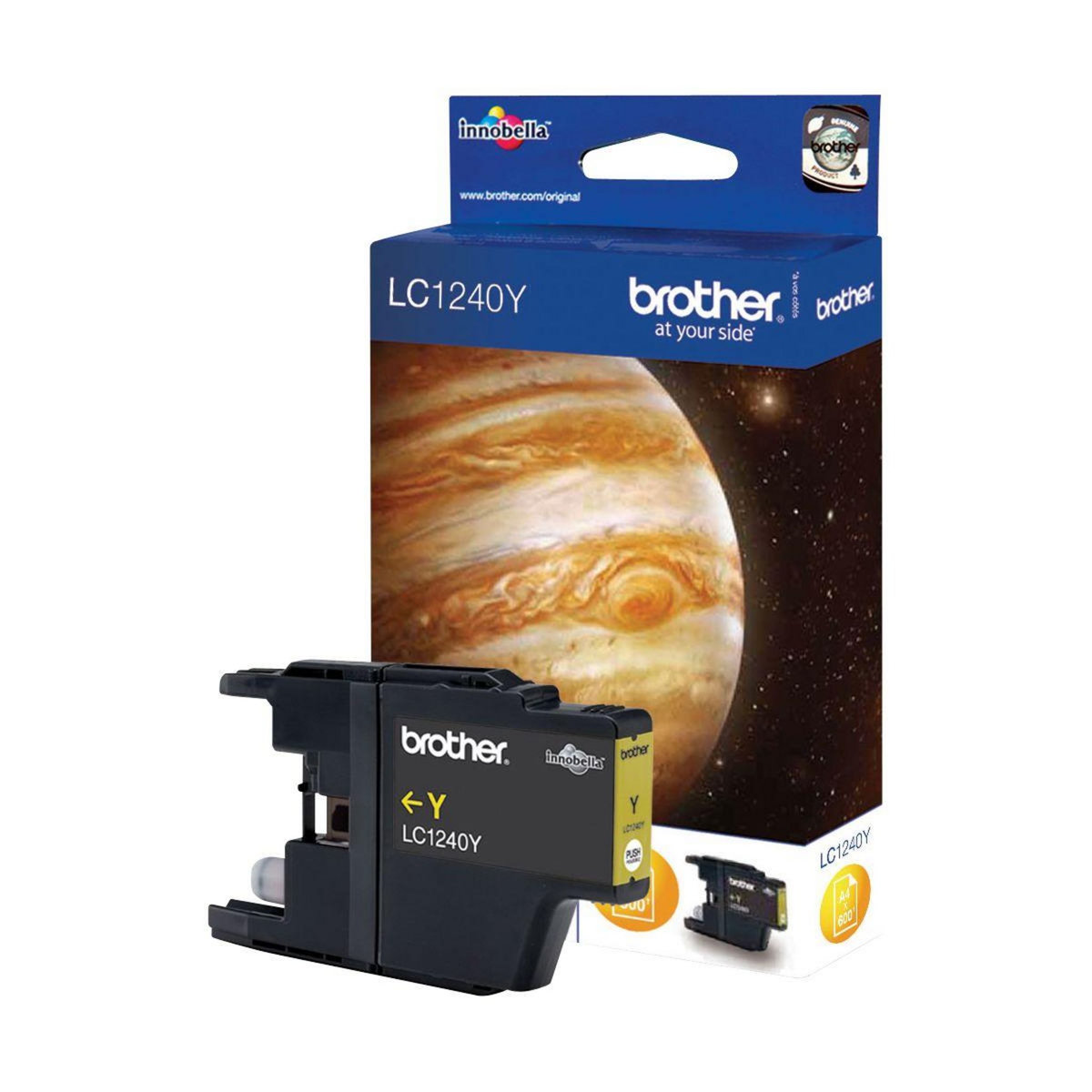 Brother Cartouche d'encre LC1240 Jaune