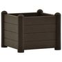 Voir la diapositive 2 : VIDAXL Lit sureleve de jardin PP Moka 43x43x35 cm