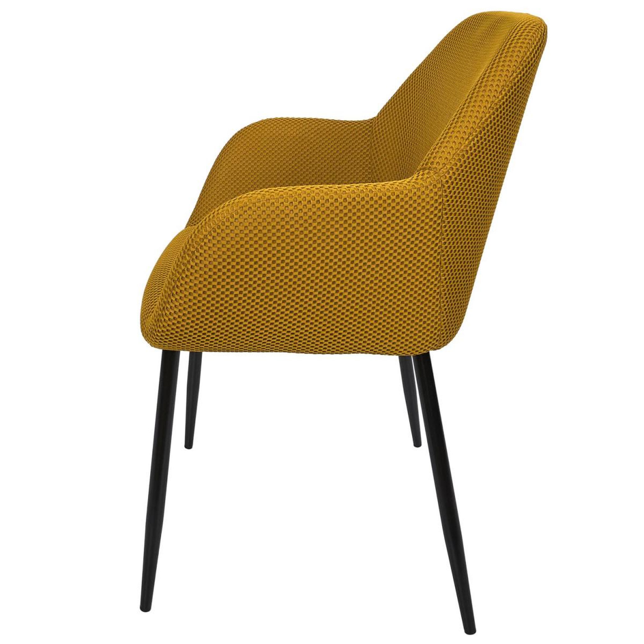 Voir la diapositive 5 : The Home Deco Factory Lot de 2 chaises fauteuil  atome  85cm jaune
