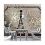 Paris Prix Papier Peint  Vintage Paris Gold. Coloris disponibles : Multicolore