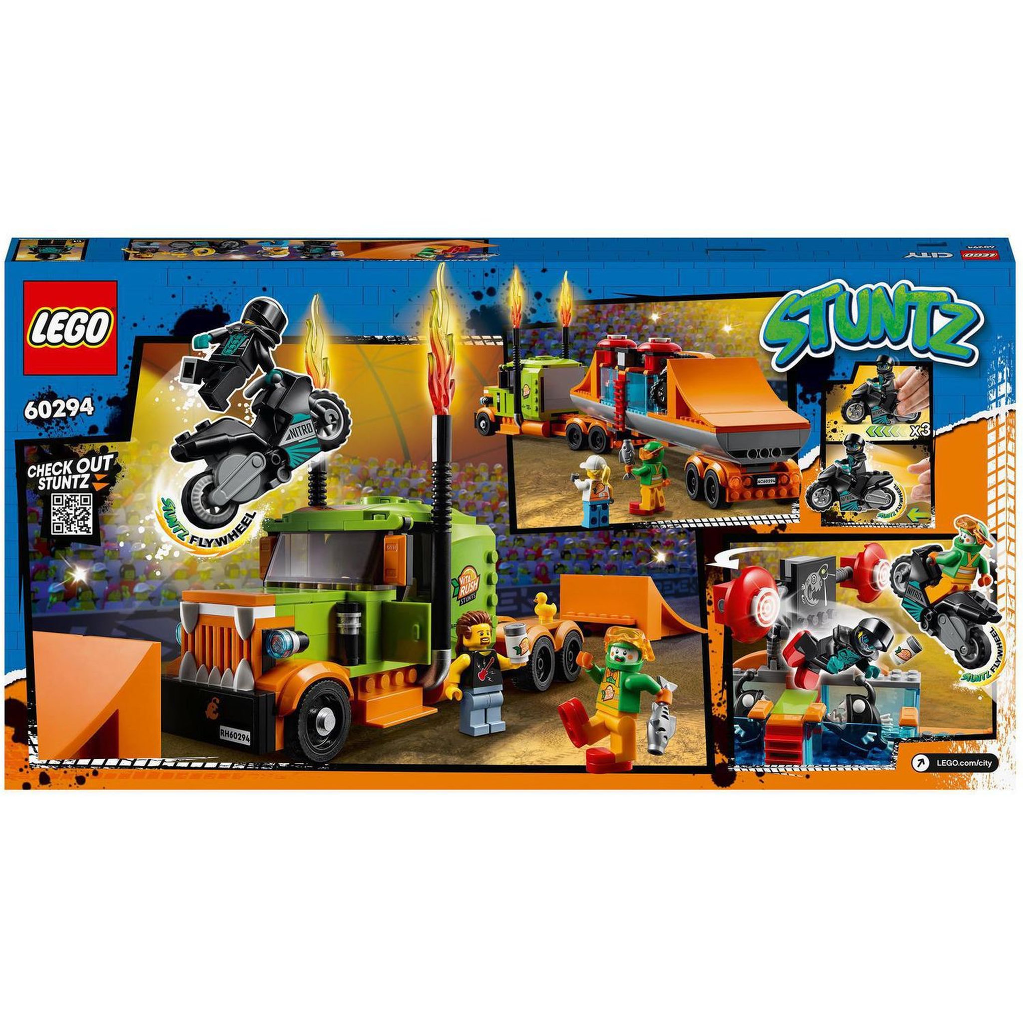 Voir la diapositive 8 : LEGO City Stuntz 60294 Le camion de spectacle des cascadeurs