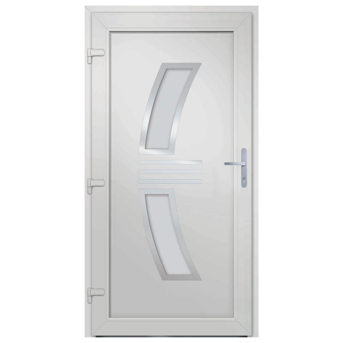 VIDAXL Porte d'entree Blanc 88x200 cm PVC