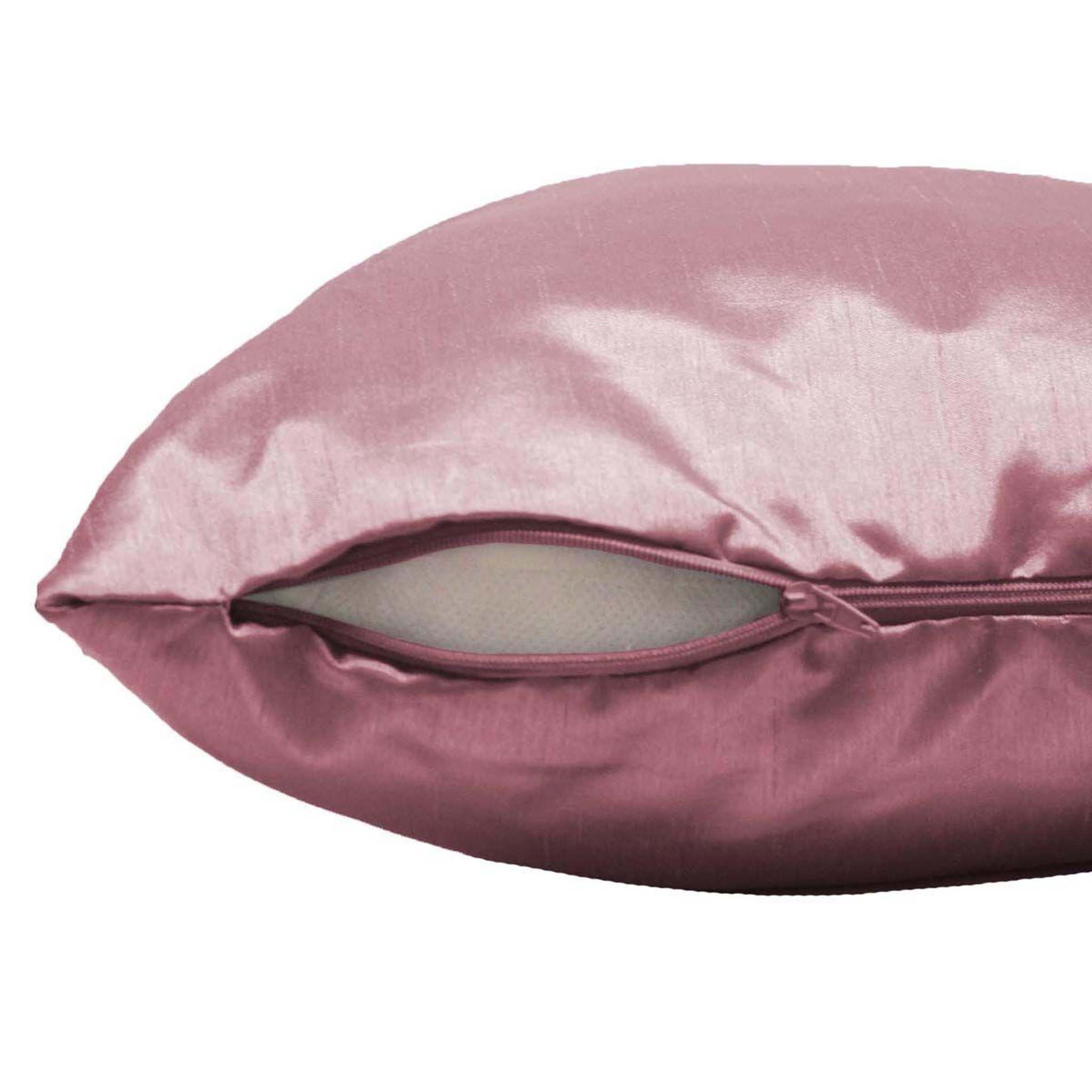 Voir la diapositive 2 : Douceur d'Intérieur Housse de coussin  shana  40x40cm rose