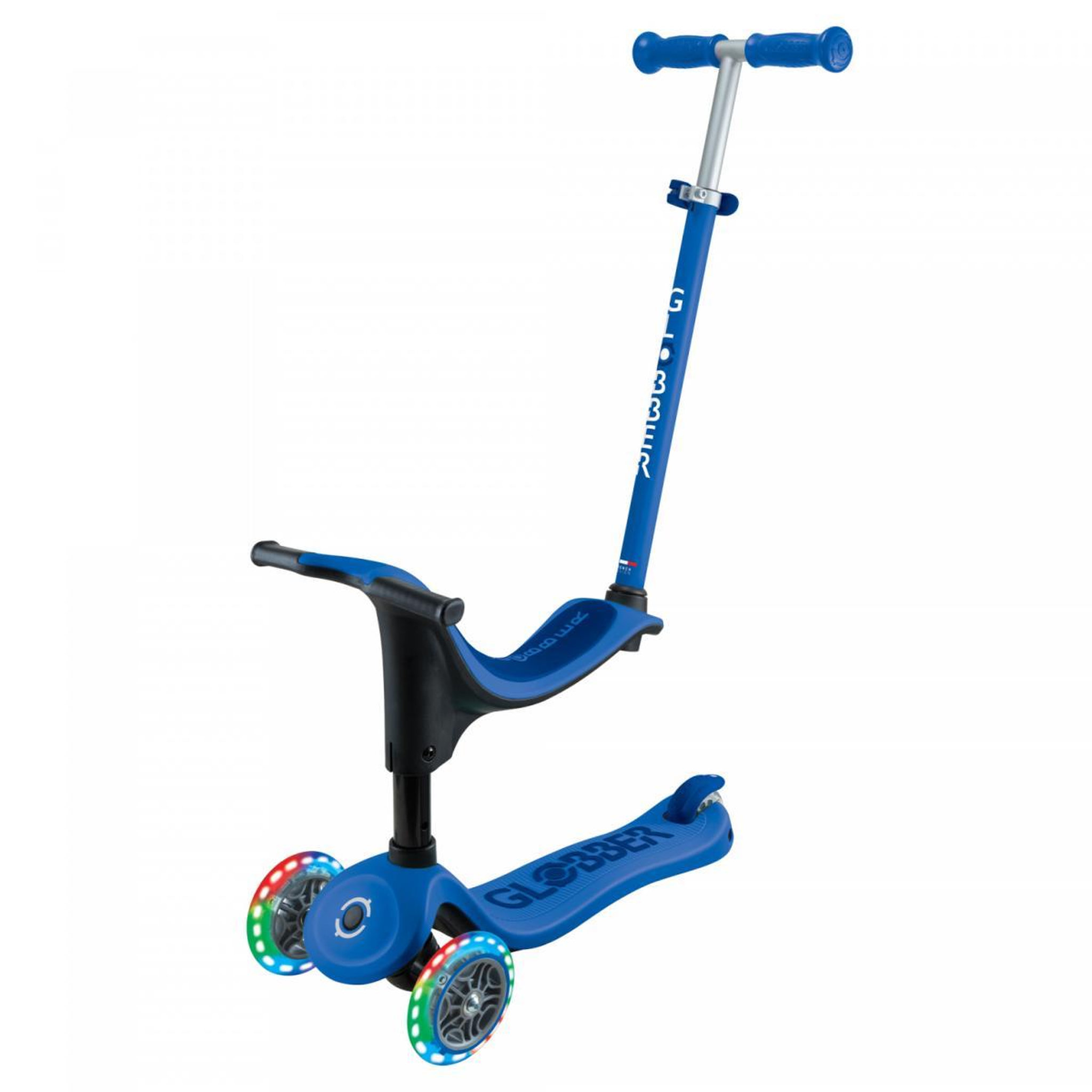 Voir la diapositive 1 : Globber Go-Up Sporty Lights V2 Bleu Foncé
