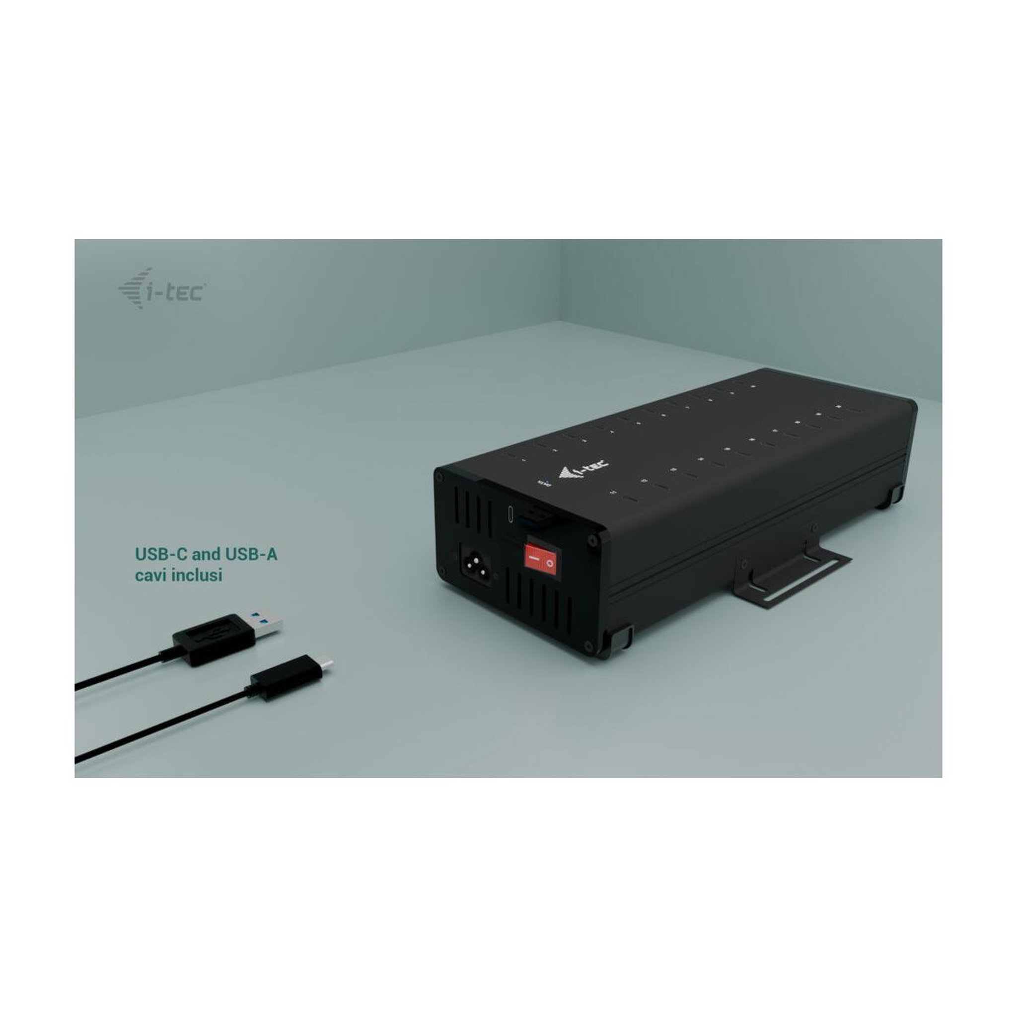 Voir la diapositive 3 : I-TEC I-tec cachrghub20cit chargeur d'appareils mobiles universel noir secteur charge rapide intérieure