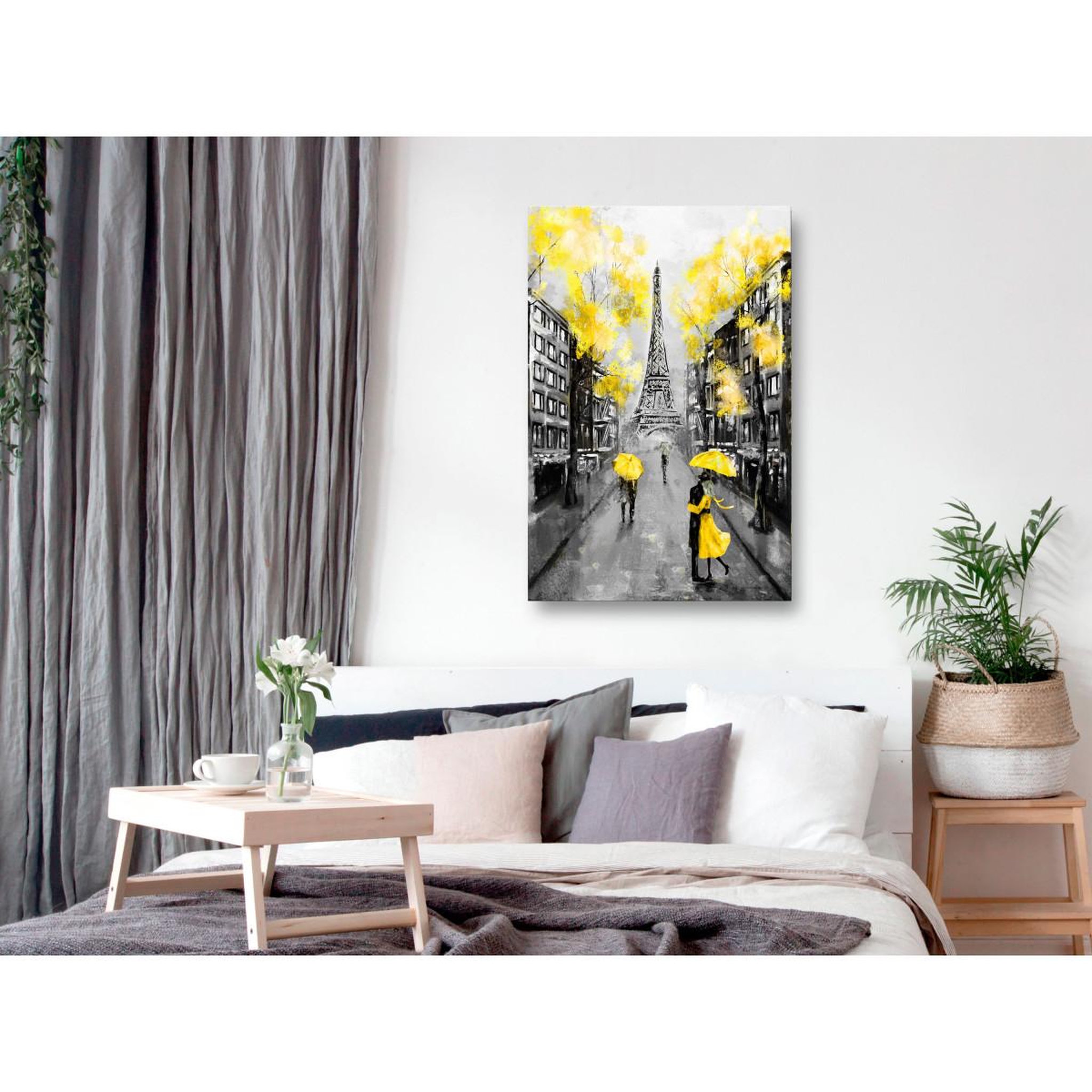 Voir la diapositive 2 : Paris Prix Tableau imprimé  paris rendez vous yellow