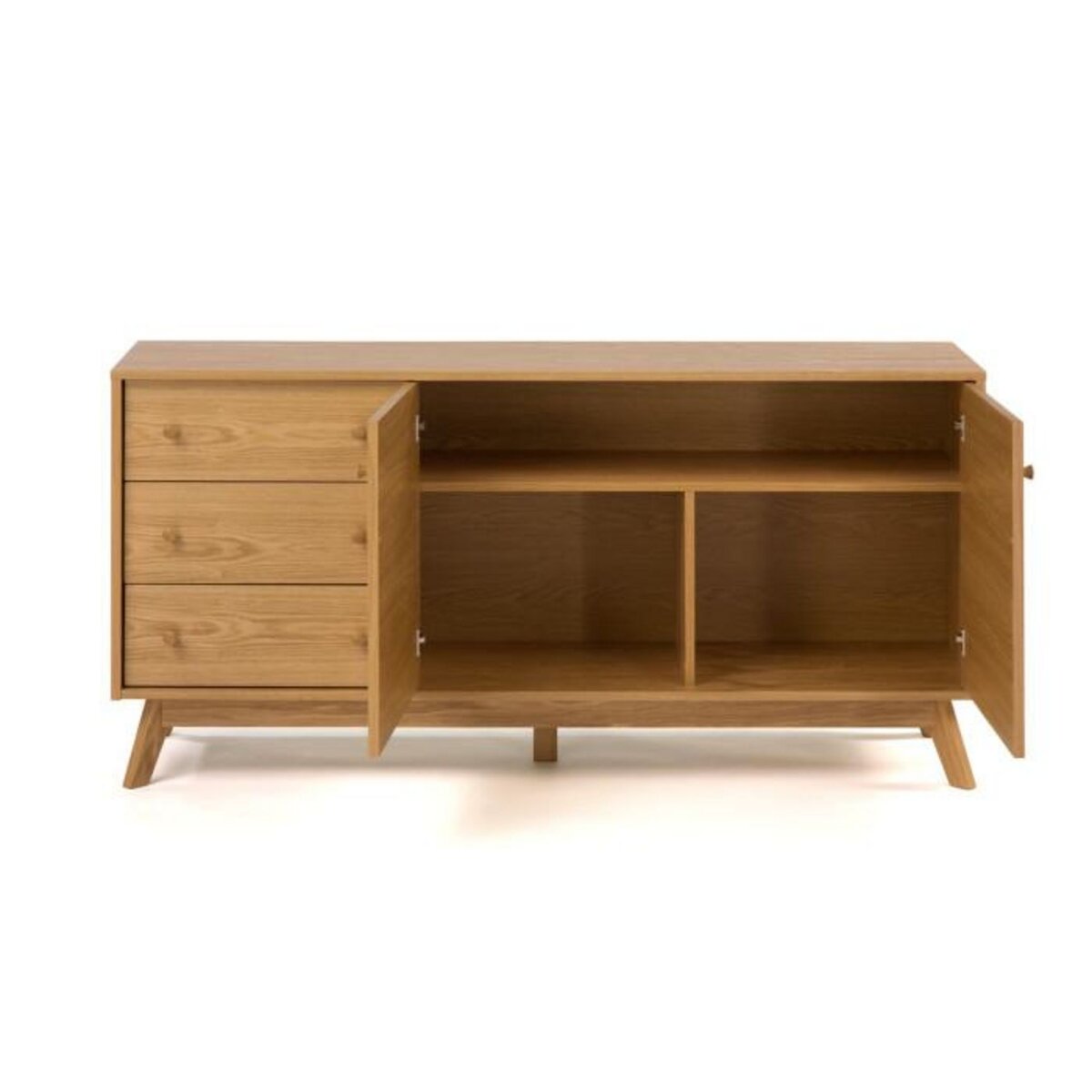 Paris Prix Buffet 3 Tiroirs & 2 Portes  Kensal  145cm Chêne