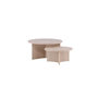 Voir la diapositive 2 : Paris Prix Lot de 2 Tables Basses Design  Salto  85cm Naturel