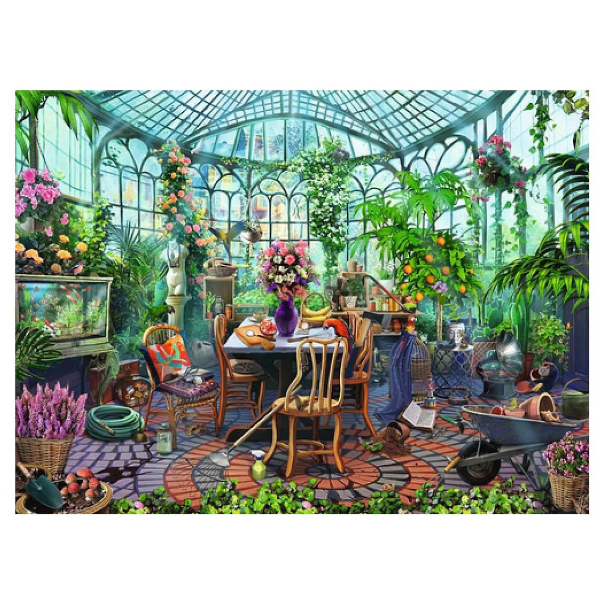 RAVENSBURGER Puzzle 500 p - Un matin dans la serre