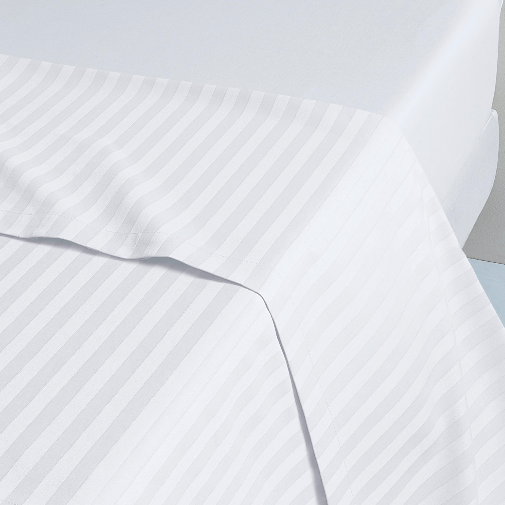 ACTUEL Drap plat uni en satin de coton - collection permanente