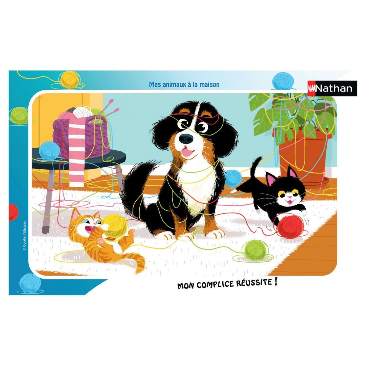 RAVENSBURGER Puzzle Nathan - 15 pièces - A l'aventure 