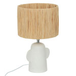 ATMOSPHERA Lampe à Poser Design  Raia  38cm Blanc