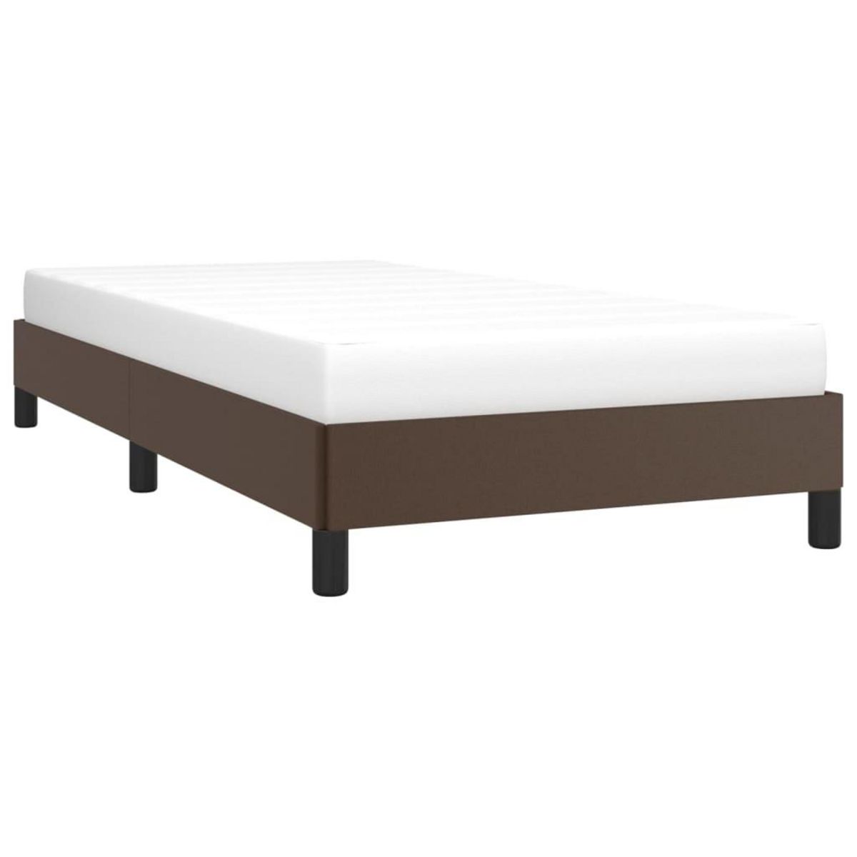 VIDAXL Cadre de lit sans matelas marron 80x200 cm similicuir