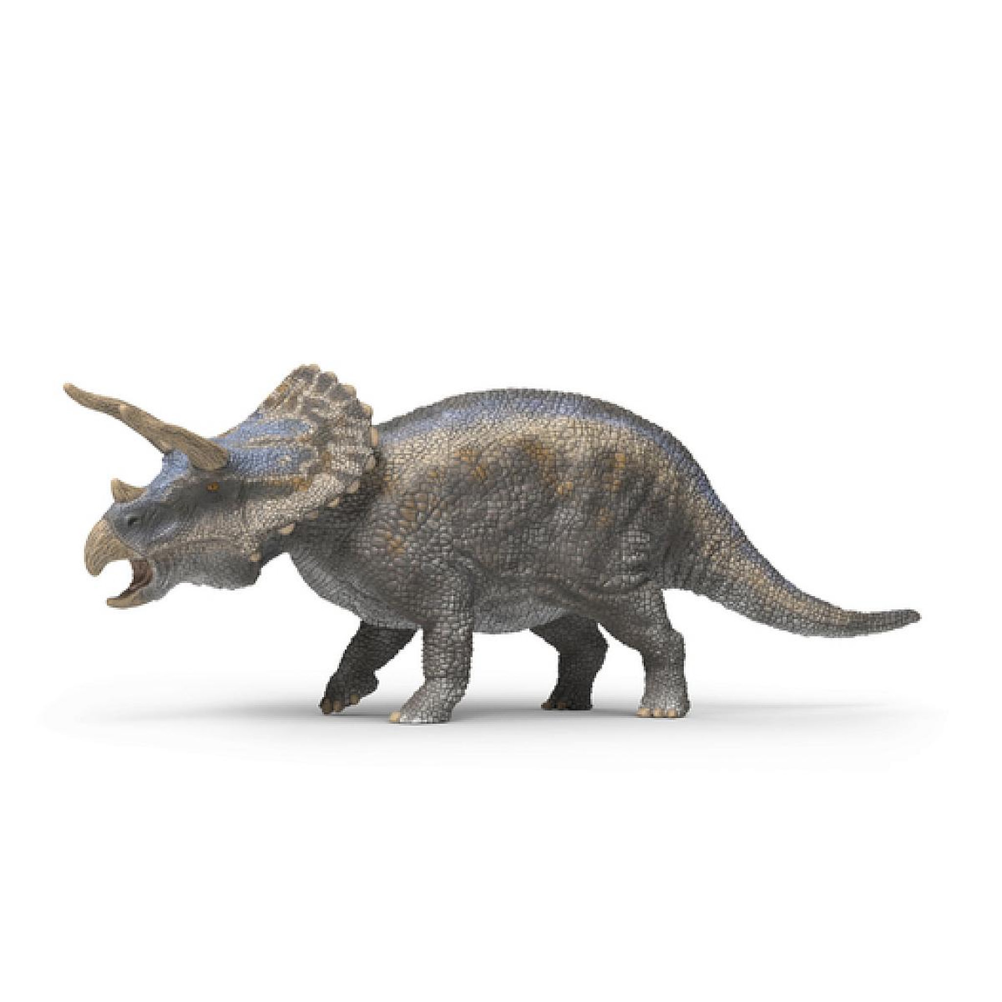Voir la diapositive 2 : Schleich 15050 FIgurine Triceratops gris