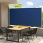 Voir la diapositive 1 : VIDAXL Auvent lateral retractable de patio 160x300 cm Bleu
