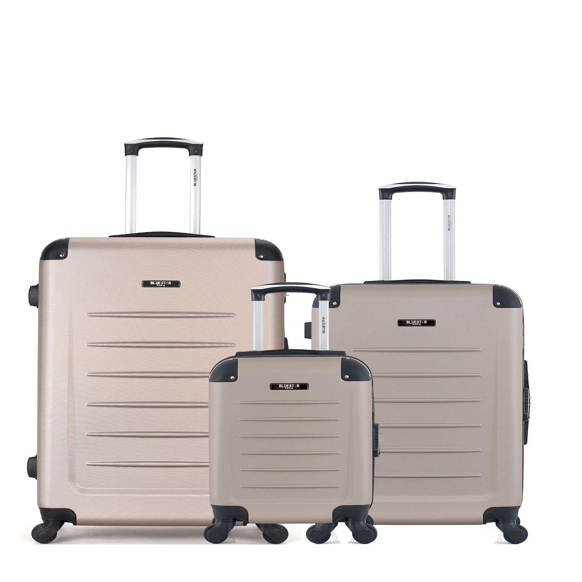 BLUESTAR BLUESTAR - LOT DE 3 - Valises grand format, weekend et cabine XXS OPERA