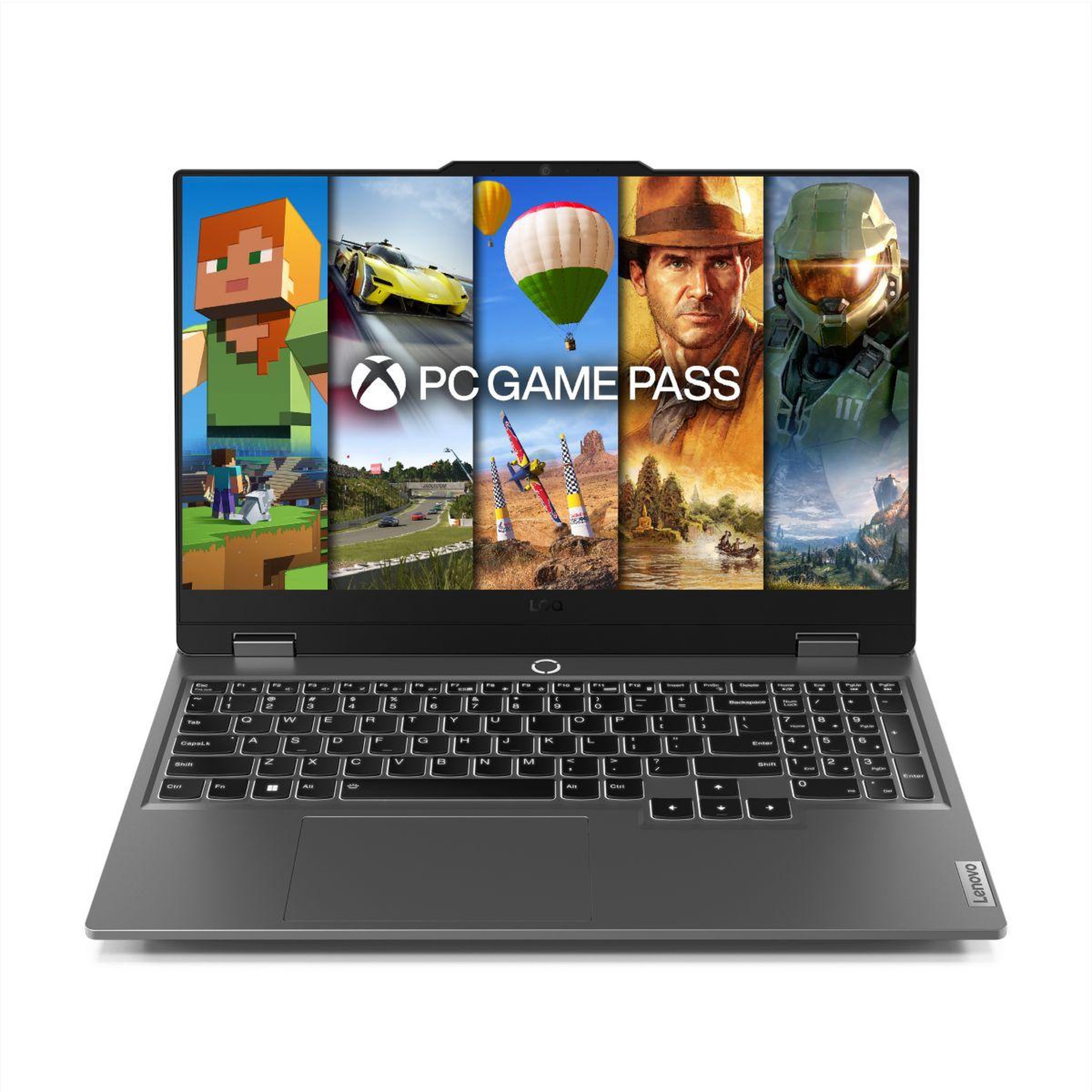 Voir la diapositive 1 : Lenovo PC Gamer LOQ 15IAX9 RTX3050