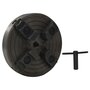 Voir la diapositive 2 : VIDAXL Mandrin a bois a 4 machoires connexion M18 acier noir 150x63 mm