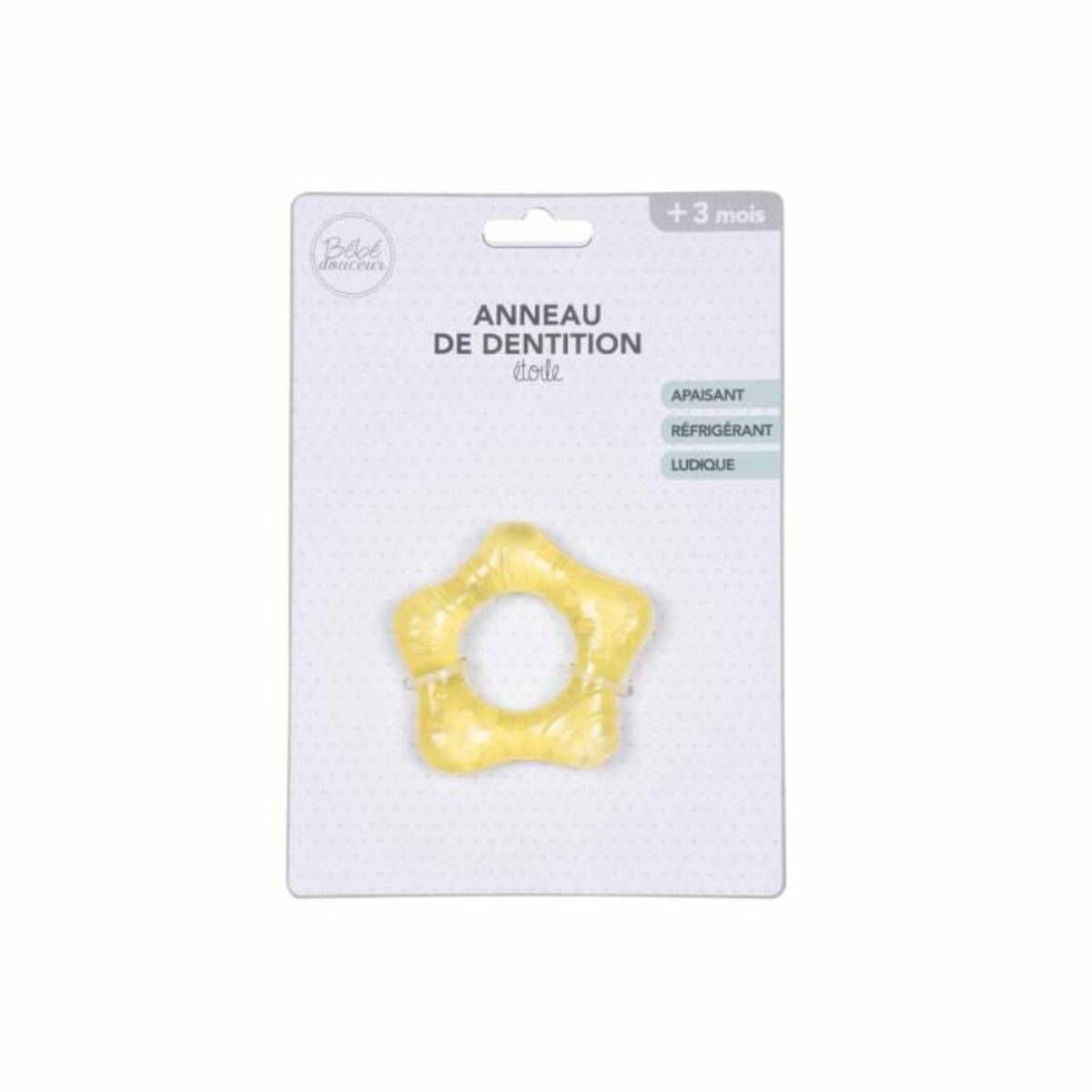 Paris Prix Anneau de Dentition Réfrigérant  Étoile  11cm Jaune