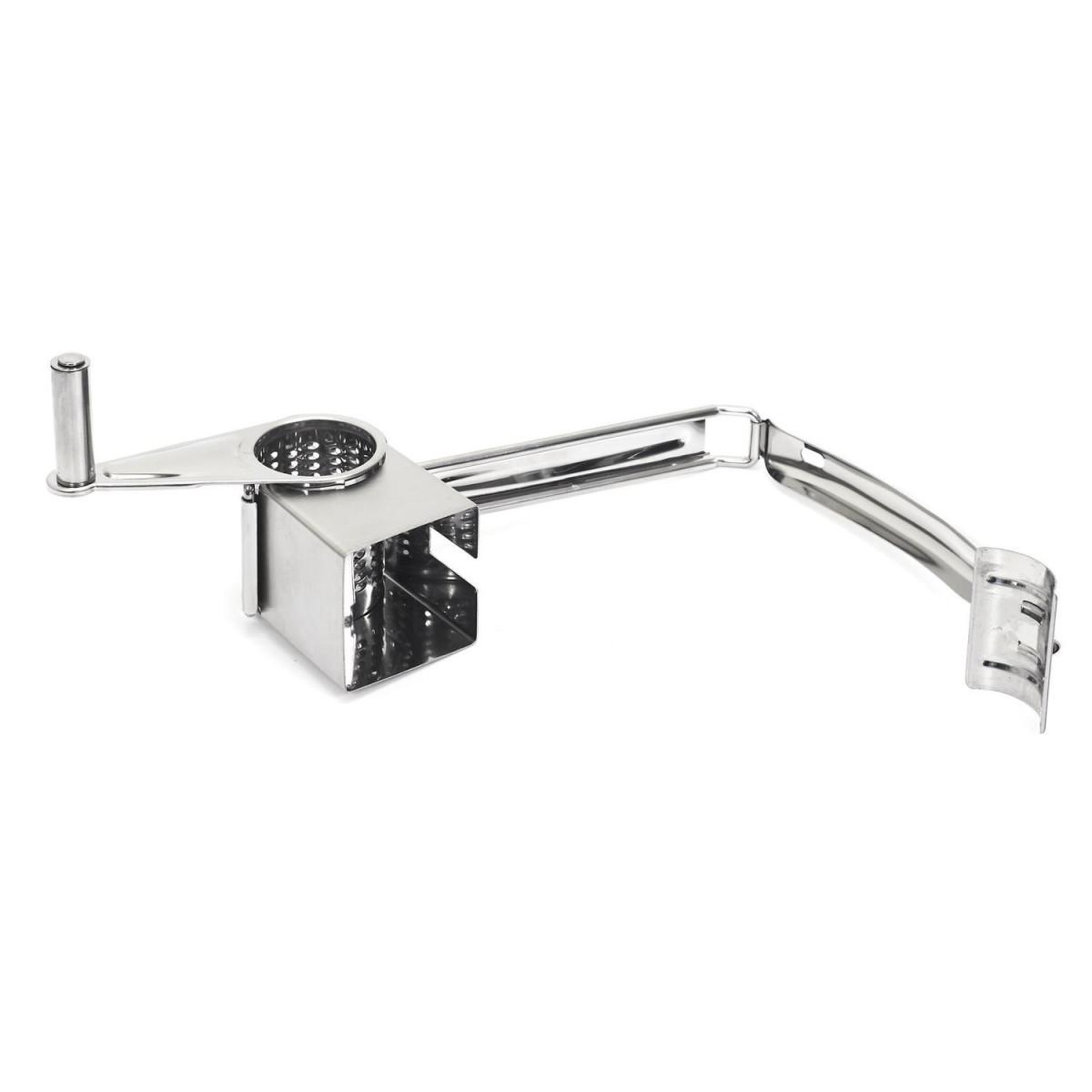 Voir la diapositive 3 : COOK CONCEPT Râpe à fromage à manivelle  inox  20cm argent