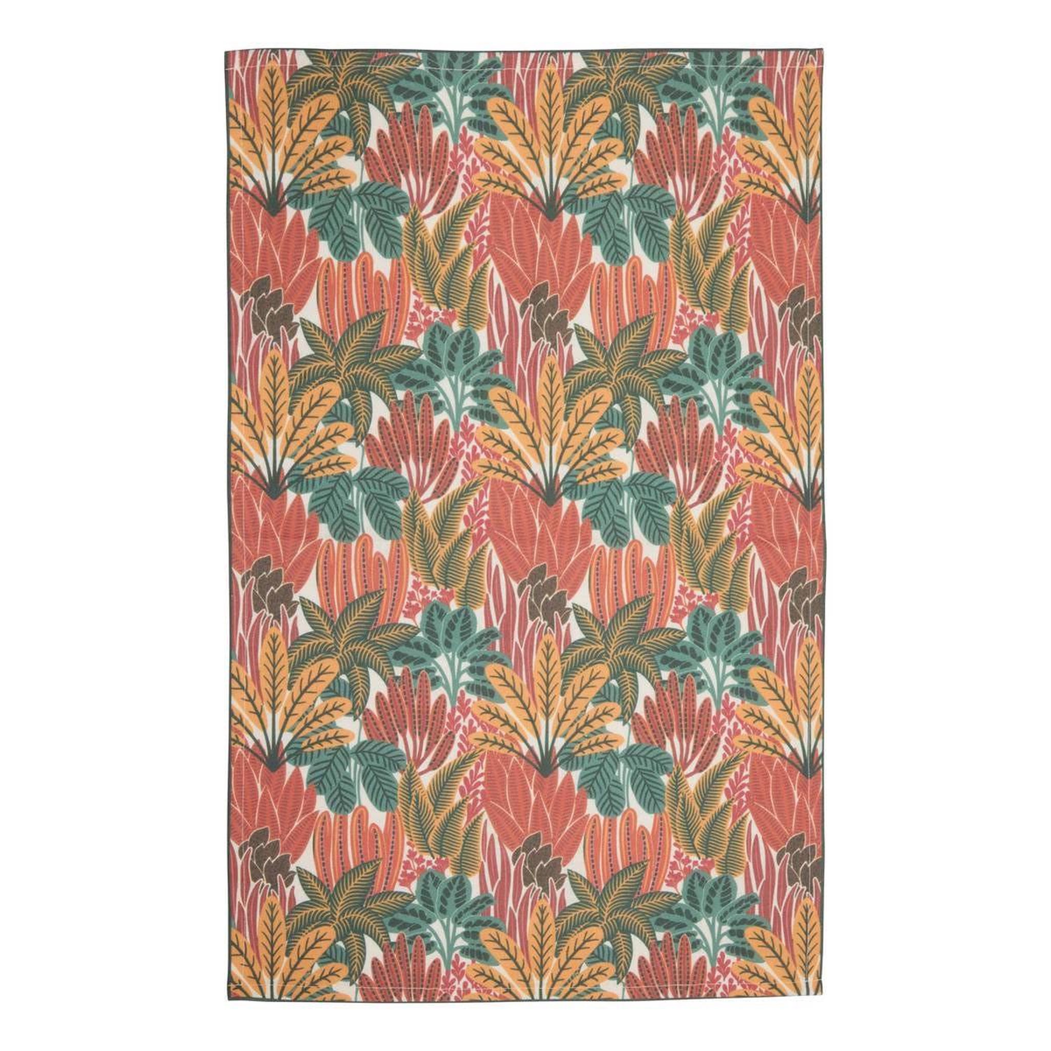 Voir la diapositive 2 : ATMOSPHERA Lot de 3 torchons  tropical  45x70cm multicolore