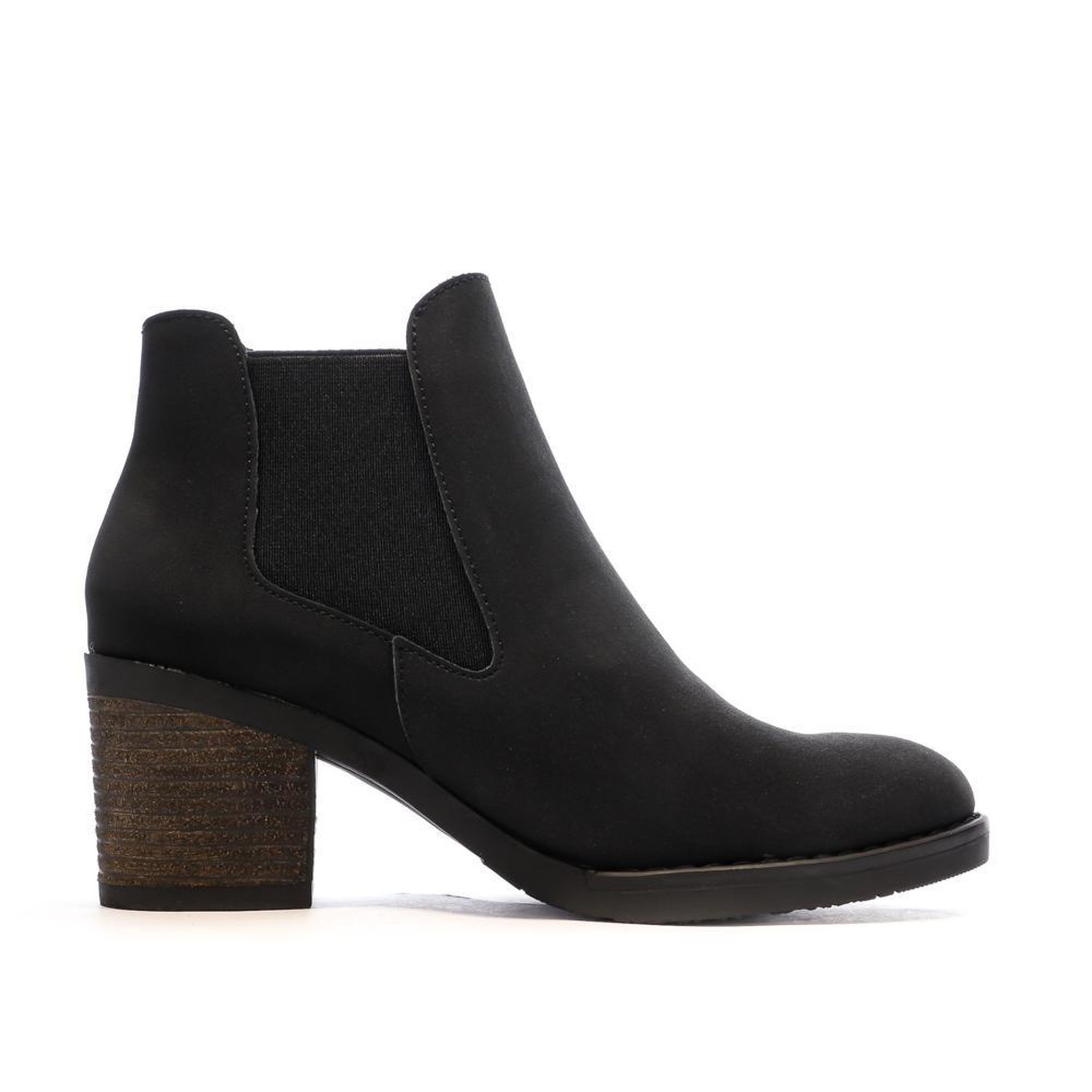 Voir la diapositive 2 : CHATTAWAK Bottines Noir Femme Chattawak TEXAS