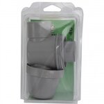 GIRPI Siphon de parcours en pvc à coller, mâle / femelle, D.40