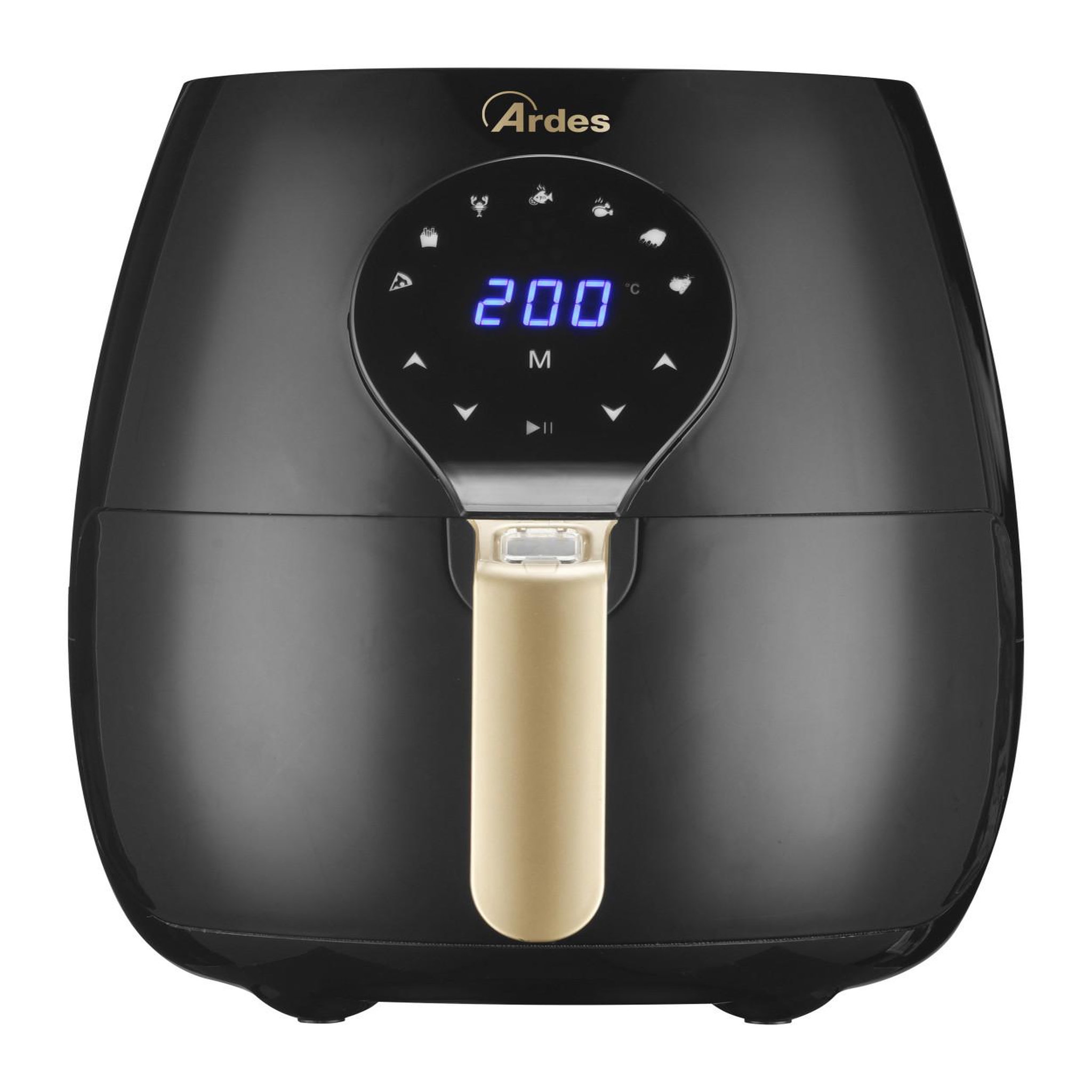 Voir la diapositive 3 : Ardes Friteuse à air chaud simple ardes eldorada maxi 5 l indépendante 1450 w noir