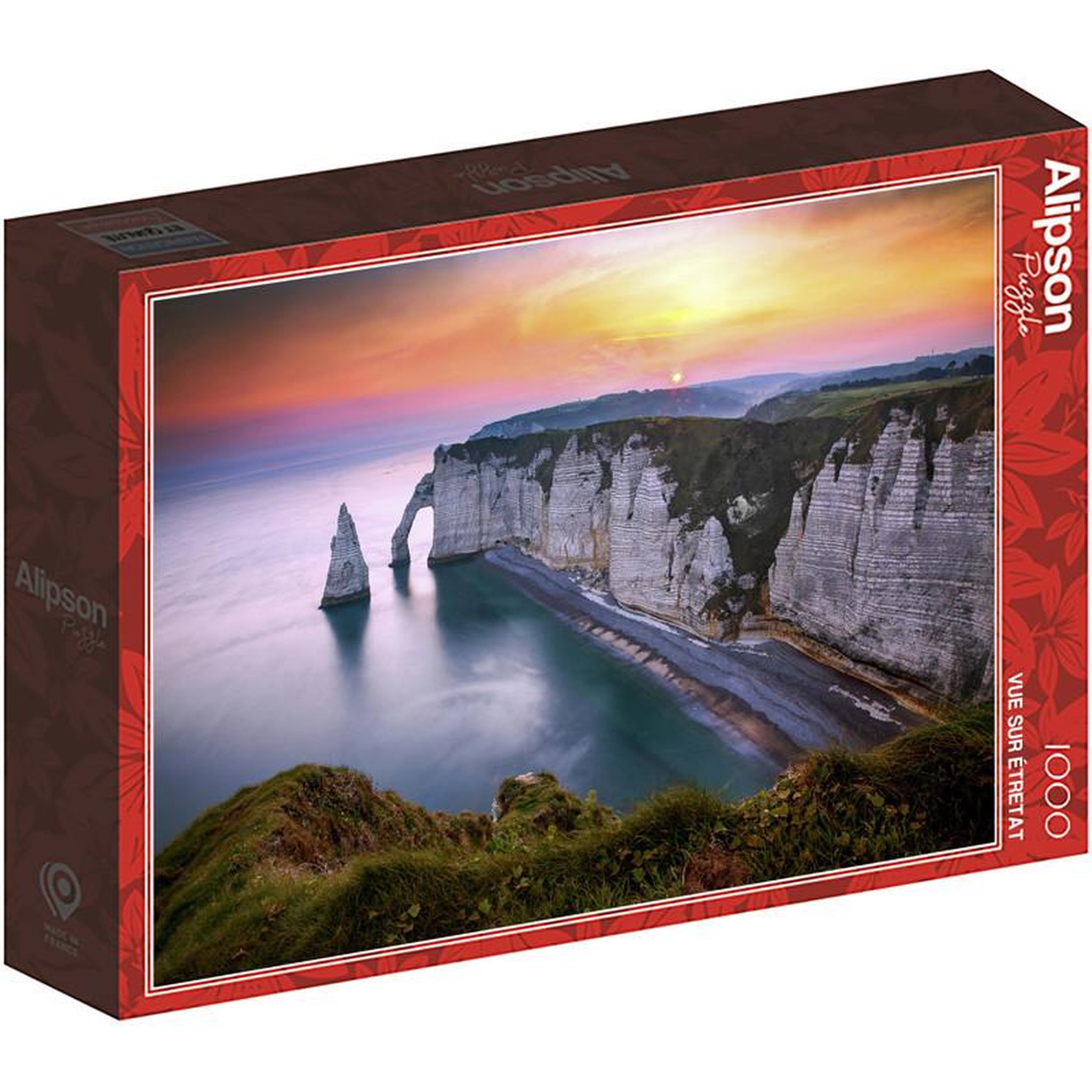 ALIZE Puzzle 1000 pièces Vue sur Étretat paysage marin – Alizé