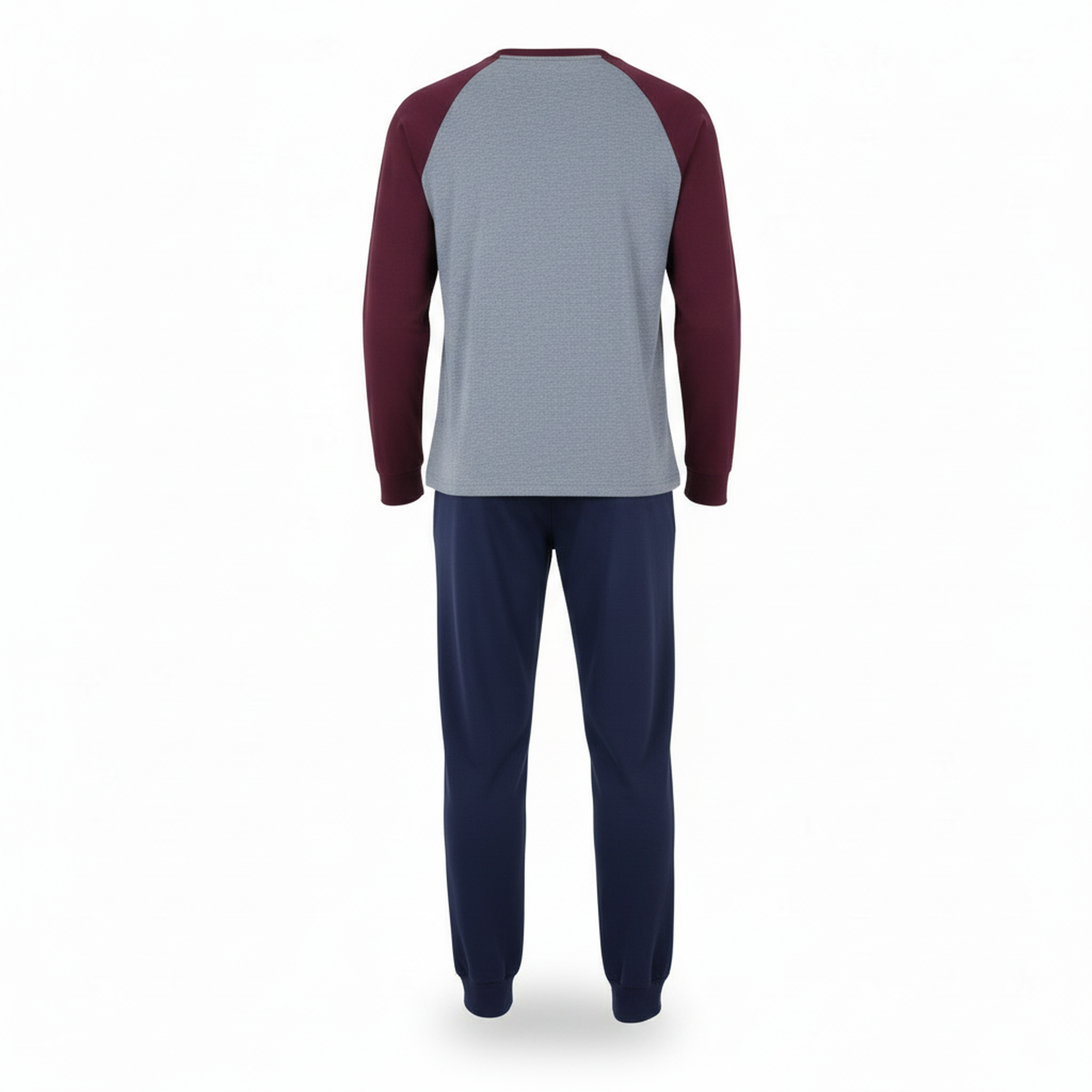 Voir la diapositive 3 : OZABI Ozabi pyjama homme doublé polaire broderie new york city