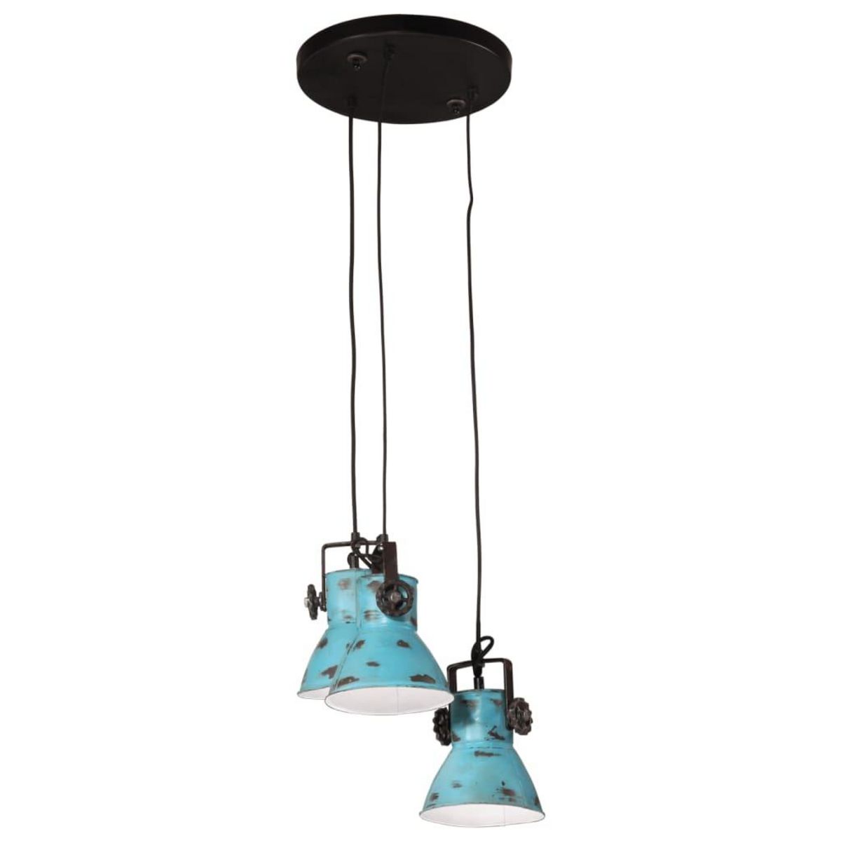 VIDAXL Lampe suspendue 25 W bleu delave 30x30x100 cm E27
