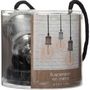 Voir la diapositive 3 : ATMOSPHERA Lampe Suspension en Métal  Electra  7cm Argent