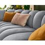 Voir la diapositive 5 : LISA DESIGN Debbie - canapé modulable d'angle gauche 5 places en tissu texturé