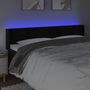 Voir la diapositive 4 : VIDAXL Tete de lit a LED Noir 163x16x78/88 cm Velours