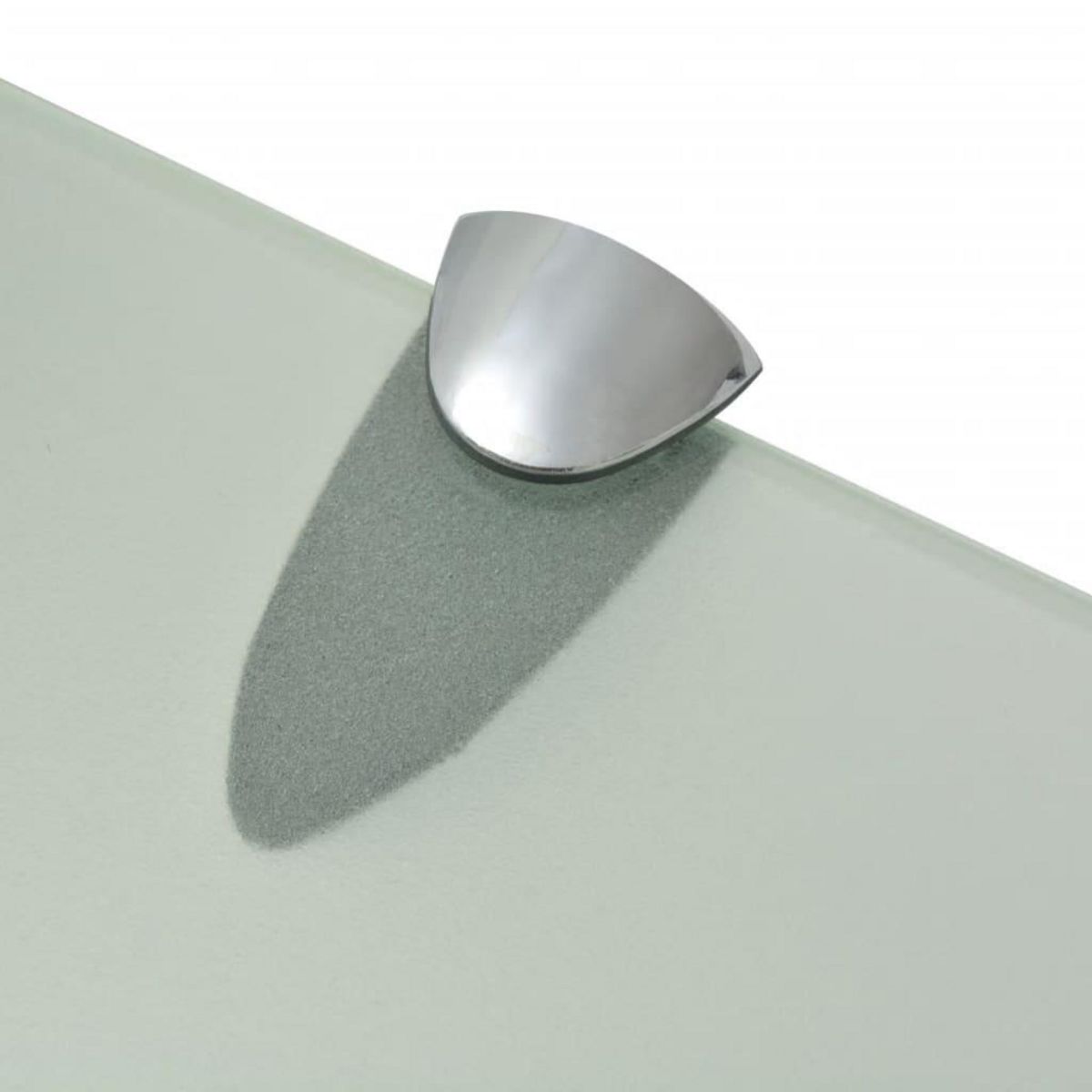 VIDAXL Etageres murales 2 pcs Verre 50 x 20 cm 8 mm