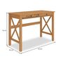 Voir la diapositive 5 : IDIMEX Bureau ADRIAN L 110 cm 2 tiroirs en bois massif