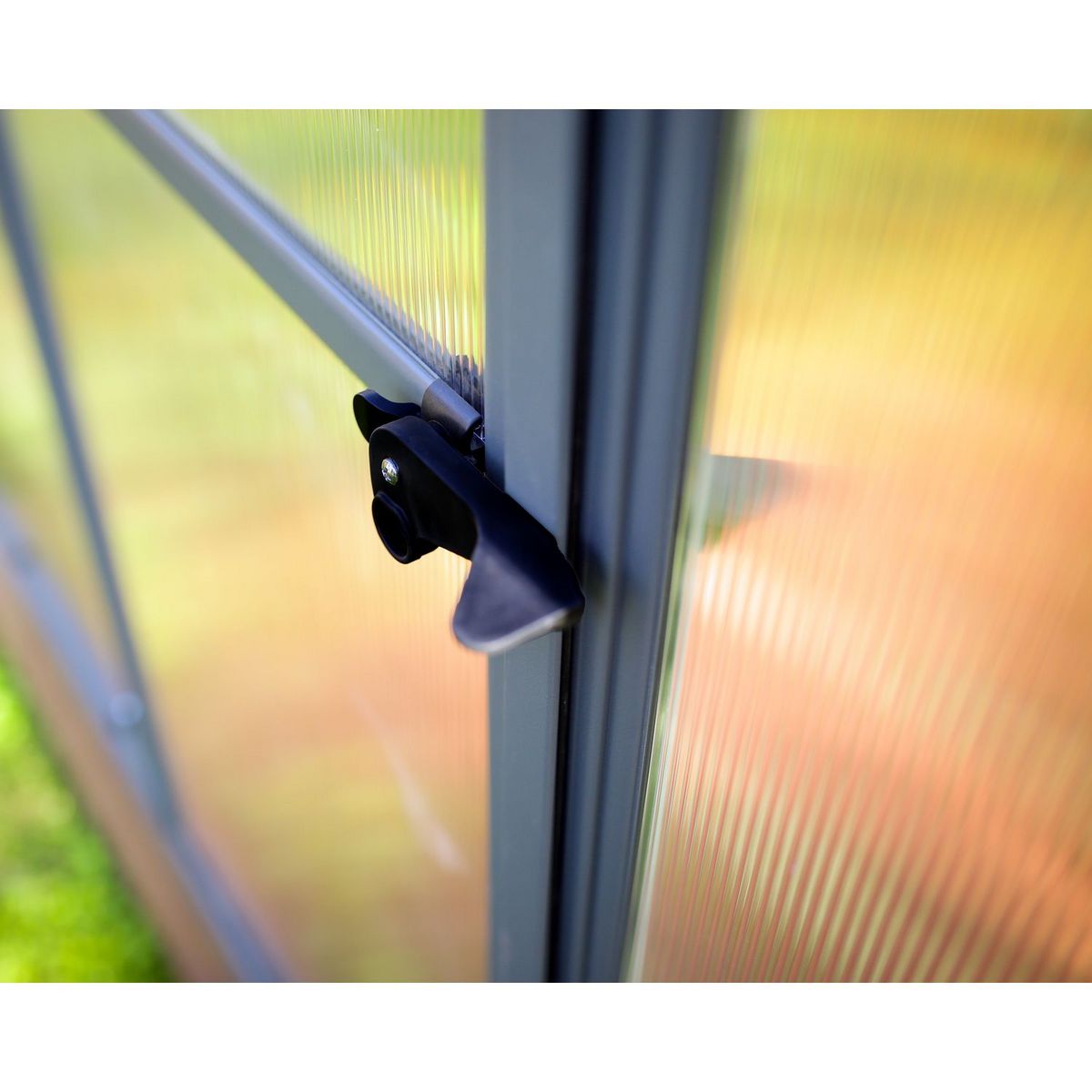 Canopia by PALRAM Serre de jardin polycarbonate Mythos 6x8 m Grey