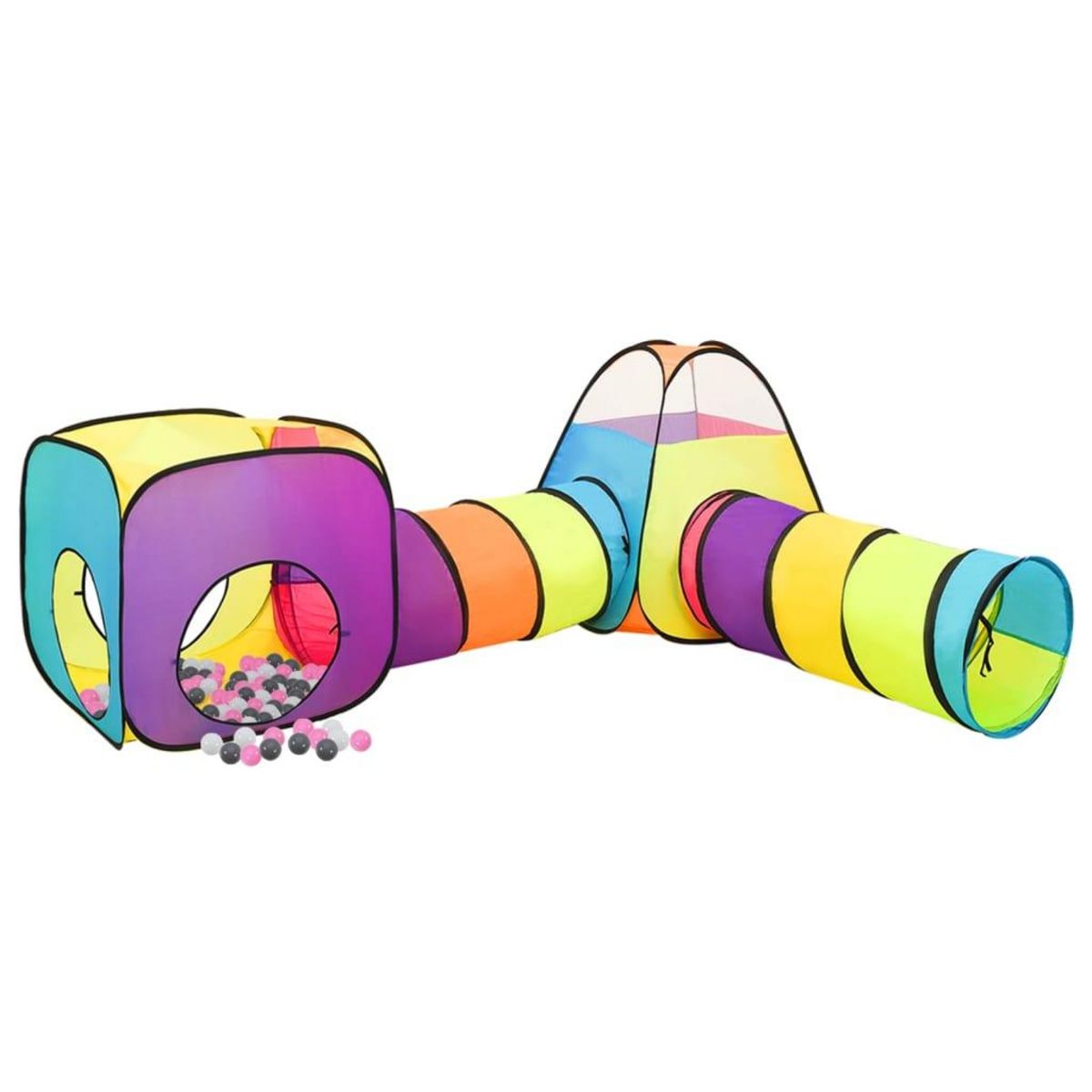 VIDAXL Tente de jeu pour enfants avec 250 balles Multicolore